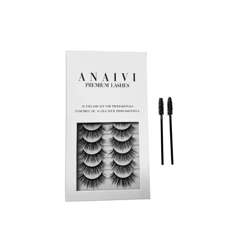 10 Professionnal Premium Lashes : LUXE